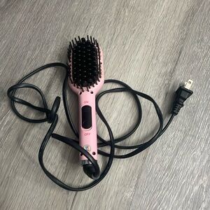 mini hair straighter brush